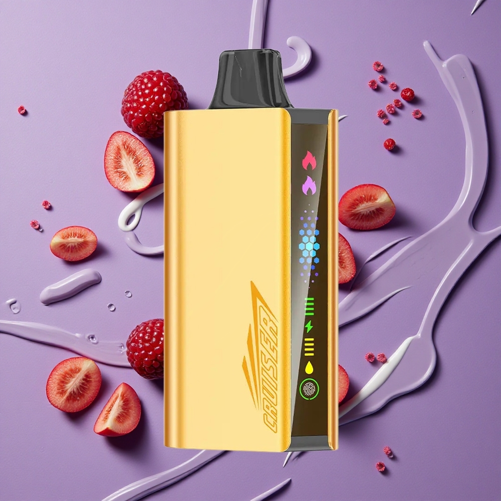 JNR Cruiser 12000 Puffs Zonder Opladen Blackberry IJs Volledige Metaal Aluminium Body 3500 mAh Batterij