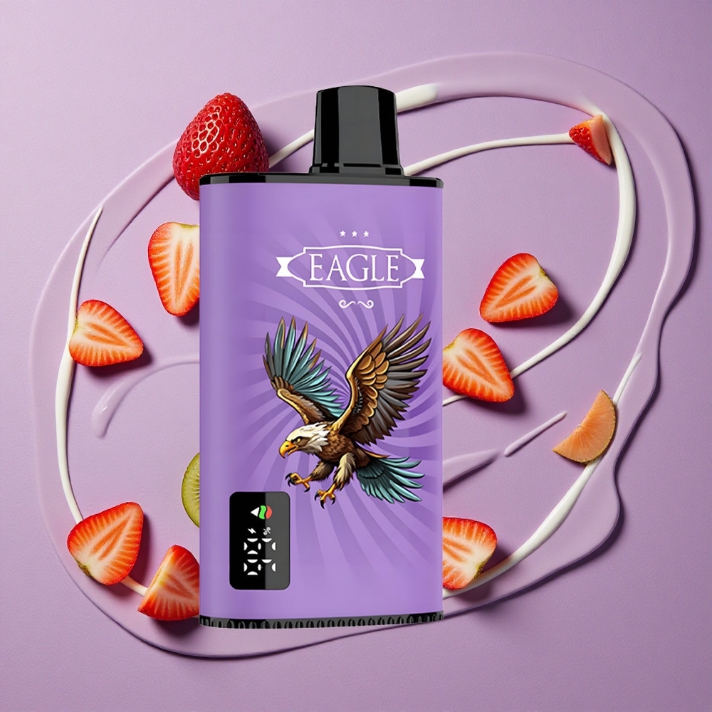 JNR EAGLE Smart 23000 Puffs Aardbei Kiwi Digitaal Scherm 25ml