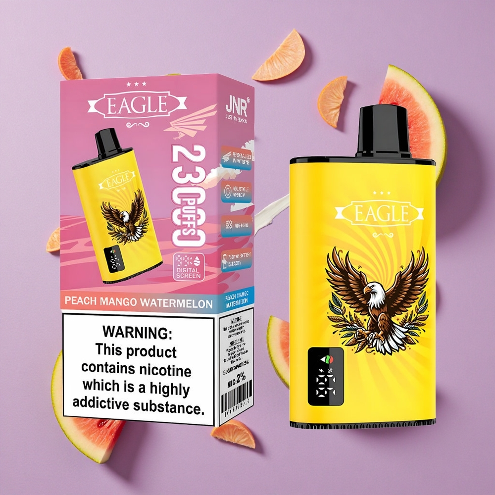 JNR EAGLE Smart 23000 Puffs Perzik Mango Watermeloen Digitair Scherm 750mAh Batterij