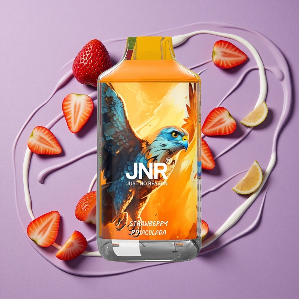 JNR Falcon 16000 Puffs Aardbei Pina Colada 850 mAh Dual Mesh Coil