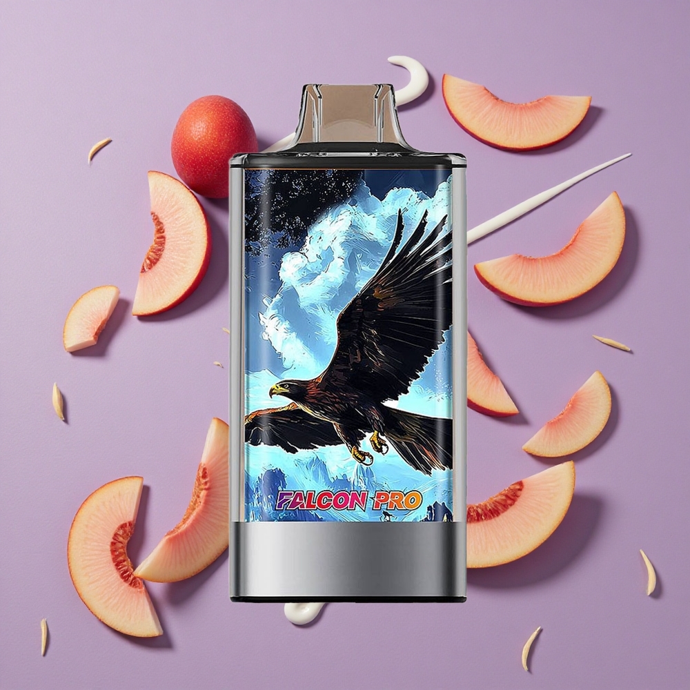 JNR Falcon Pro 28000 Wit Perzik Razz Wegwerp Vape met 30ml Voorgevuld en 950mAh Batterij