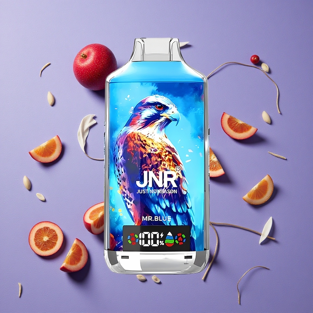 JNR Falcon X 18000 Puffs 24ml Dubbel Mesh Coil Meneer Blauw