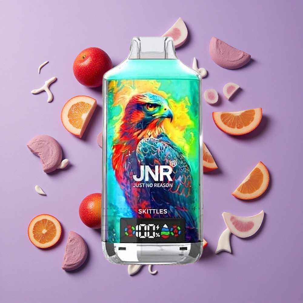 JNR Falcon X 18000 Puffs 24ml Dubbel Mesh Coil Skittles (Knetters)