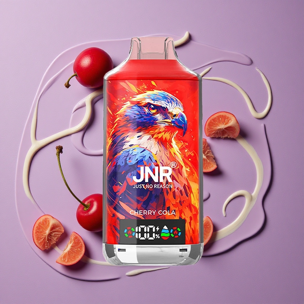 JNR Falcon X 18000 Puffs 24ml Kersen Dubbel Mesh Coil