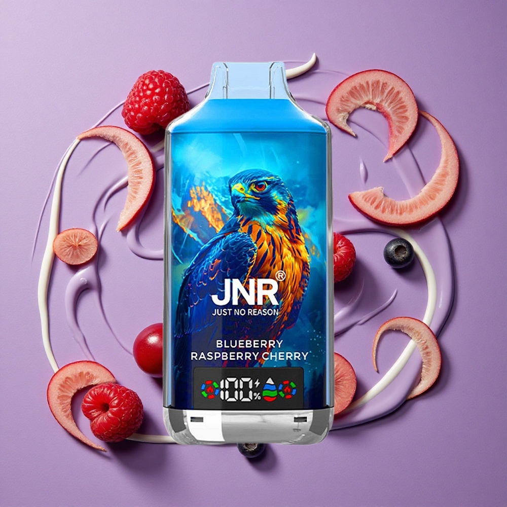 JNR Falcon X 18000 Puffs Blauwe Bes Framboos Kers 750mAh 24ml