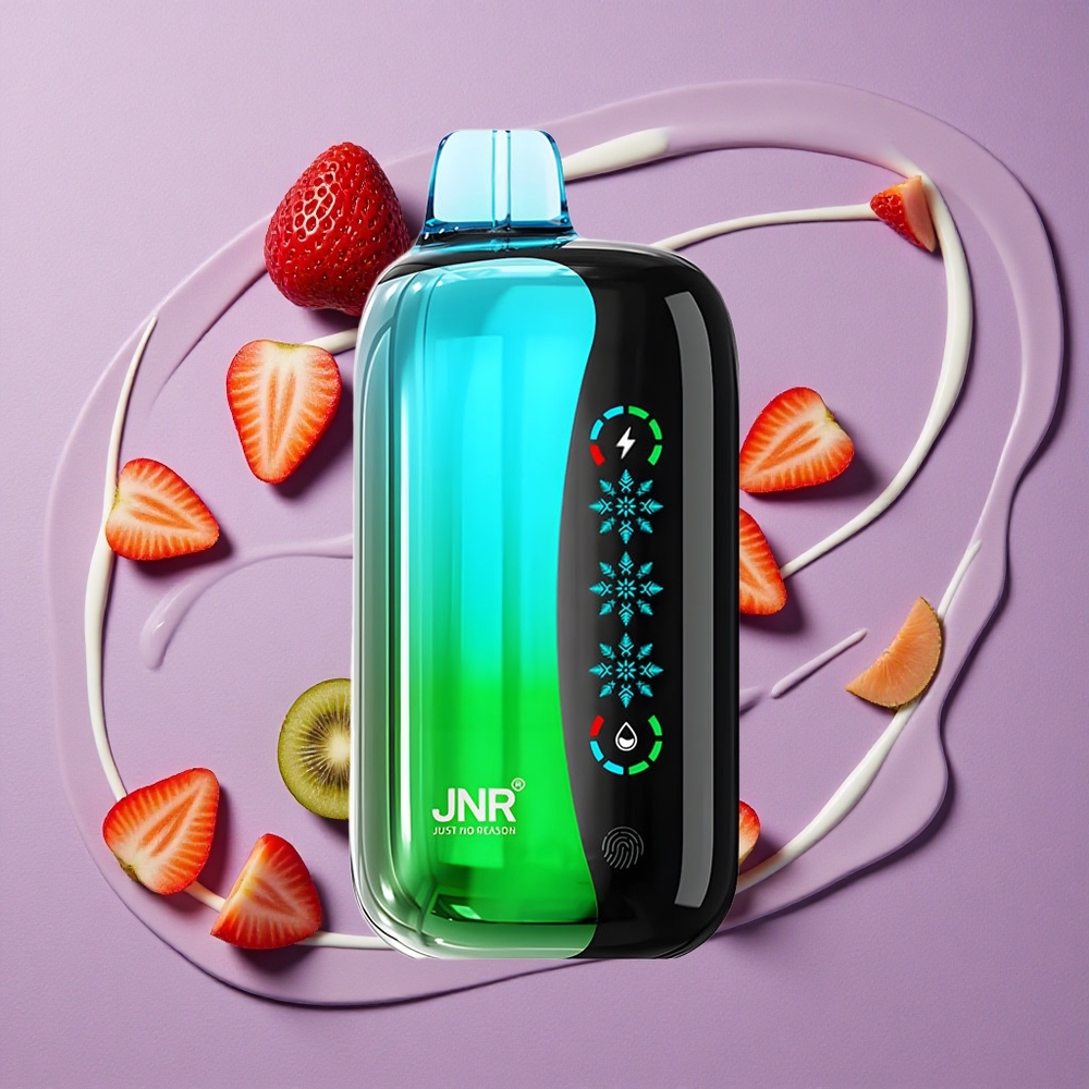 JNR Flex Ice 21000 Puffs Aardbei Kiwi Aanpasbare IJs & Touch Scherm