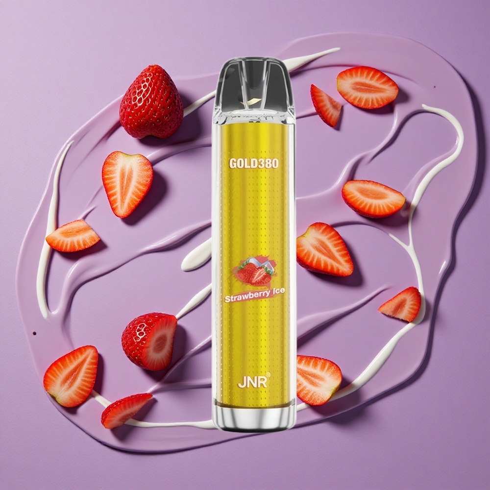 JNR Gold380 6000 Puffs Aardbei IJs Wegwerp Vape 1500mAh 13ml