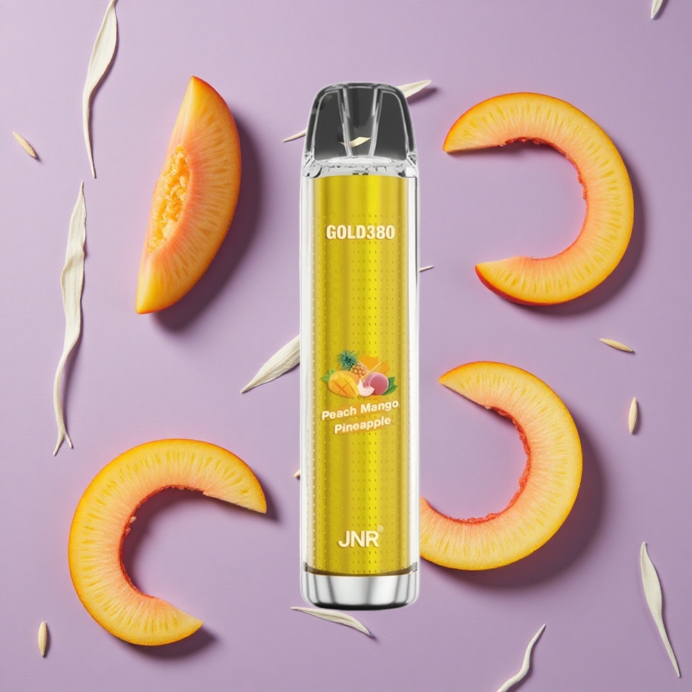 JNR Gold380 6000 Puffs Perzik Mango Ananas 1500mAh 13ml