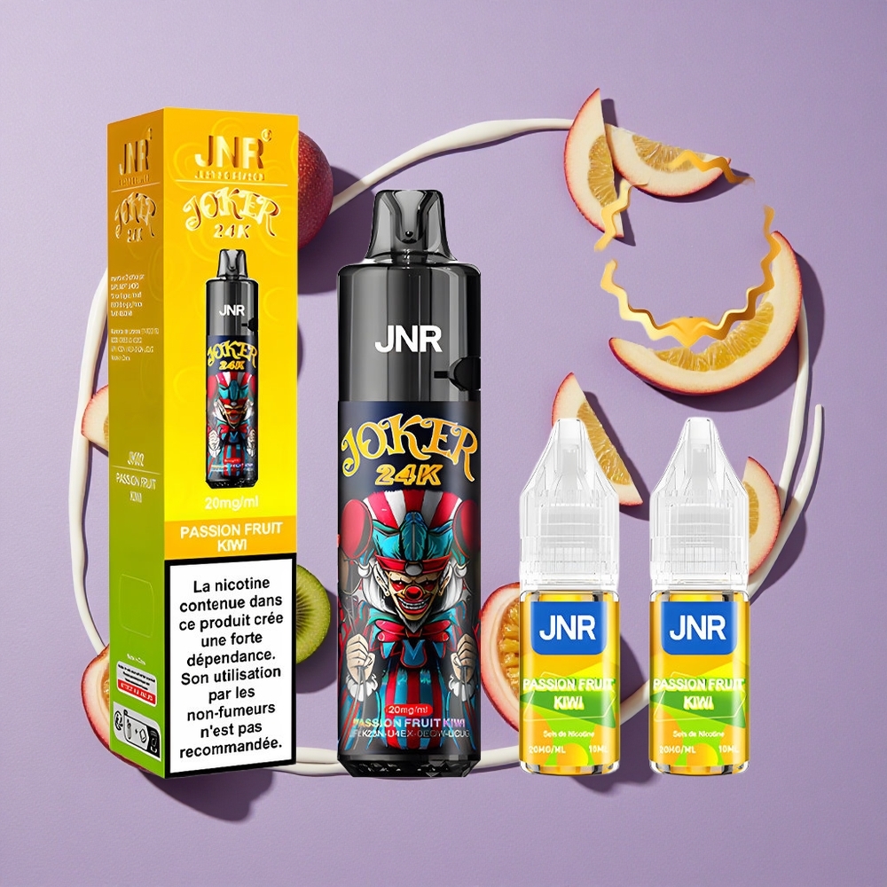 JNR Joker 24000 Puffs Passievrucht Kiwi Refillbare Pod 800mAh