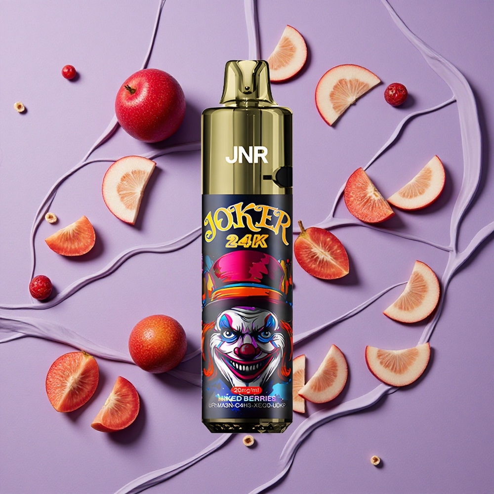 JNR Joker 24K Puffs 800mAh Oplaadbare Vape Mixed Bessen