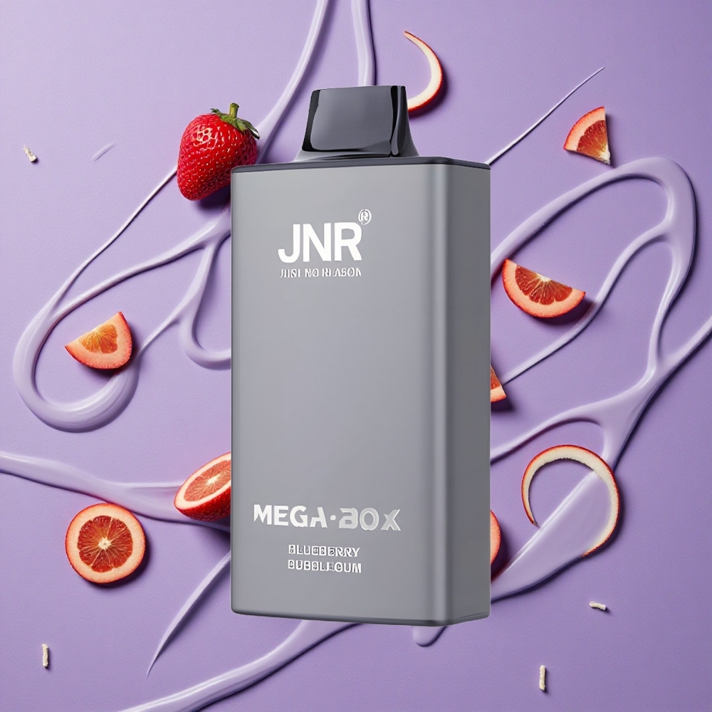 JNR Mega Box 25000 Puffs Bosbes Bubblegum 30ml 850mAh