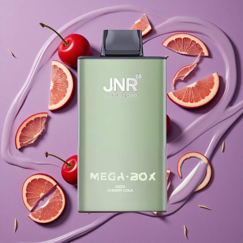 JNR Mega Box 25000 Puffs Frisse Kersencola Dual Mesh & Type-C