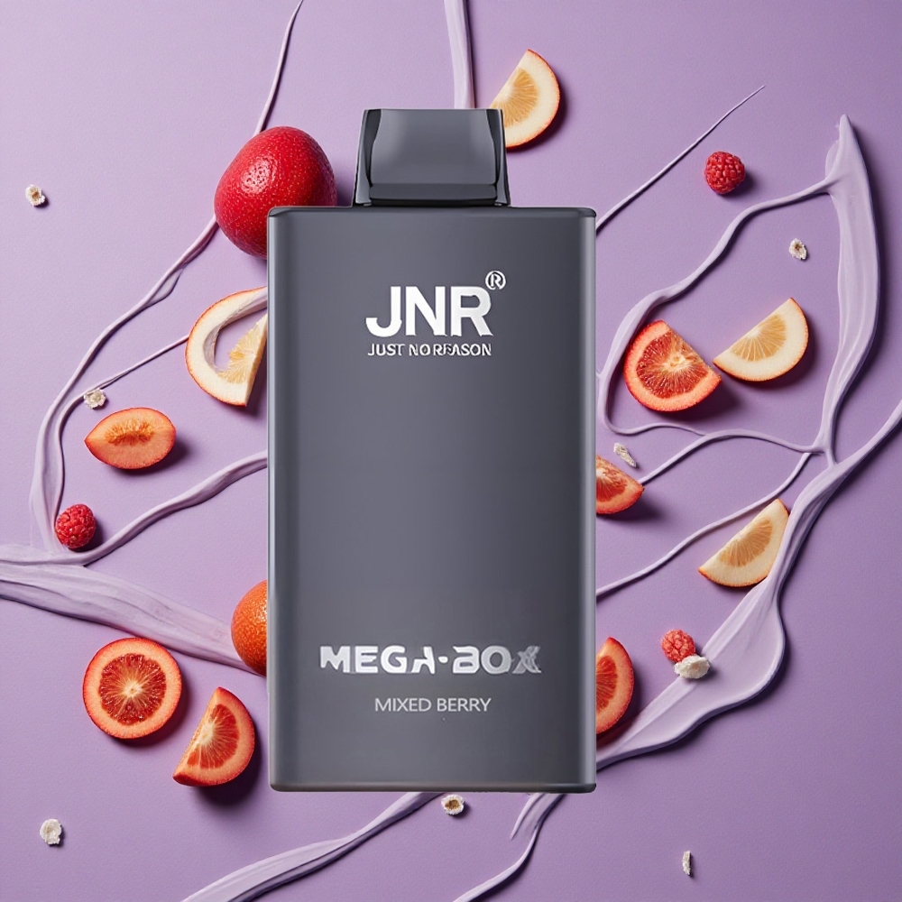 JNR Mega Box 25000 Puffs Gemengde Bes Wegwerp Vape met 30ml Vloeistof en Dual Mesh Coil