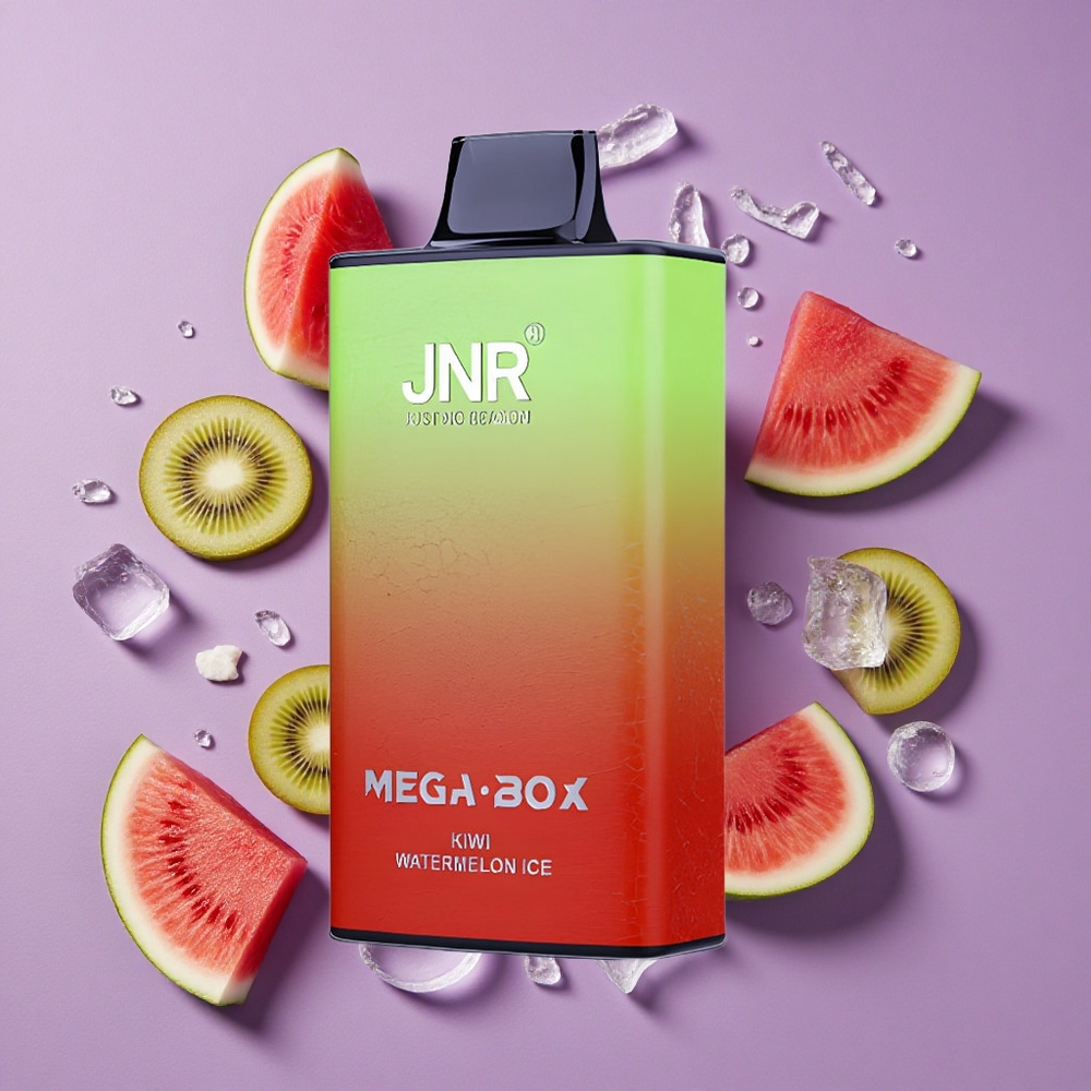 JNR Mega Box 25000 Puffs Kiwi Watermeloen IJs 30ml & 850mAh