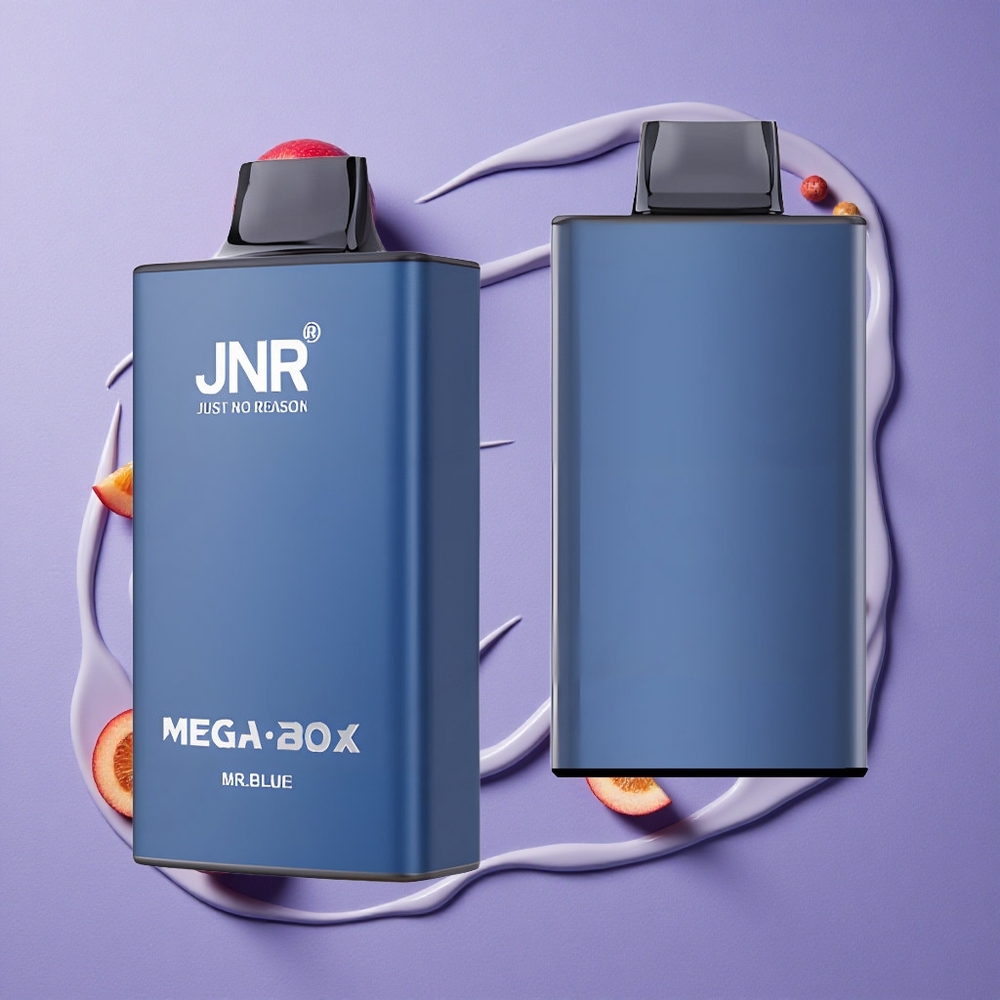 JNR Mega Box 25000 Puffs Wegwerp Vape 30ml Heer Blauw