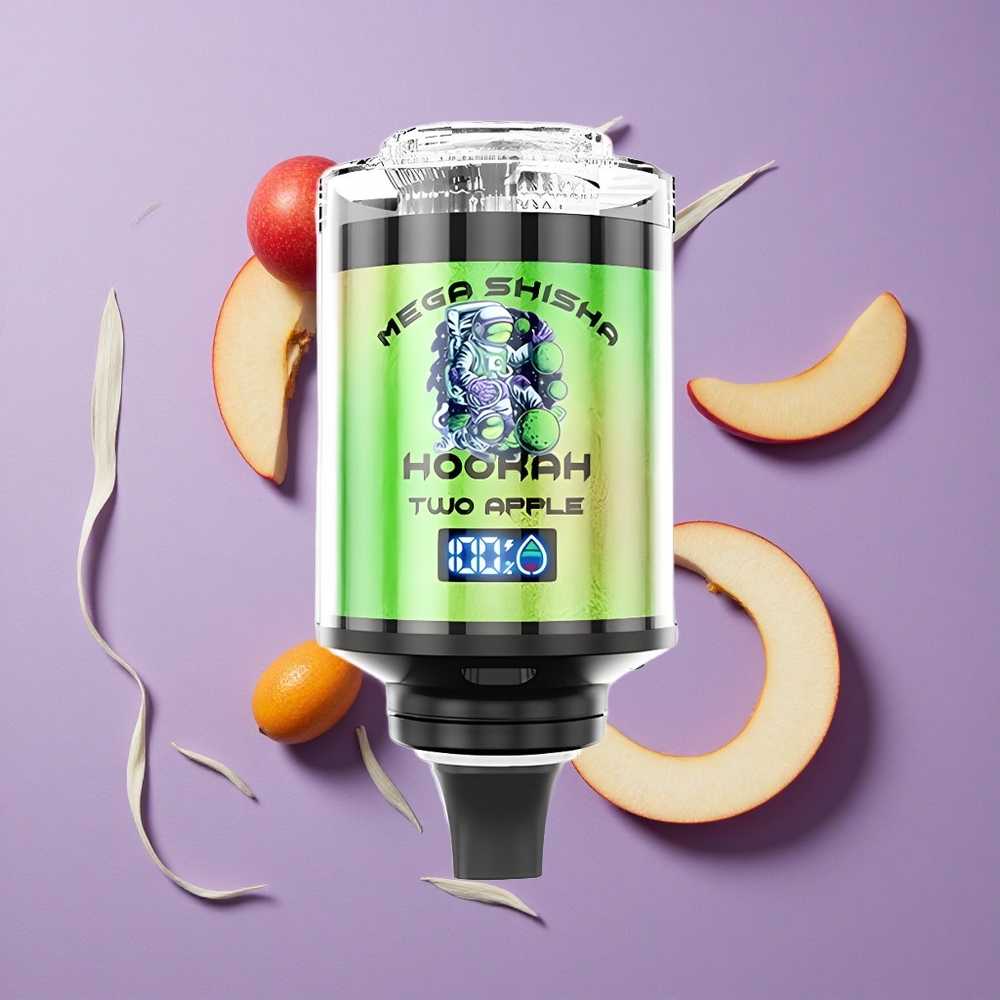 JNR Mega Shisha Hookah 100K Twee Appel 60ml 2200mAh Desktop Compatibiliteit