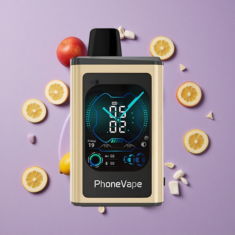 JNR PhoneVape 30000 puffs Banaan IJs Met Type-C Oplaadbare Accu En Turbo Modus