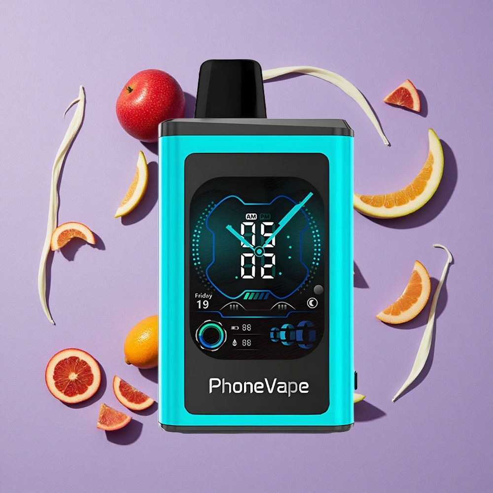 JNR PhoneVape 30000 puffs Miami Munt Type-C Oplaadbaar App Bestuurd