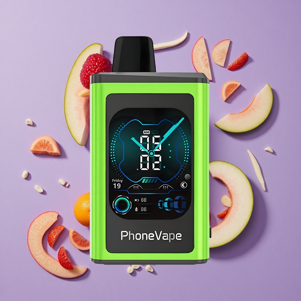 JNR PhoneVape 30000 puffs Zure Appel IJs Type-C Oplaadbaar & Turbo Modus
