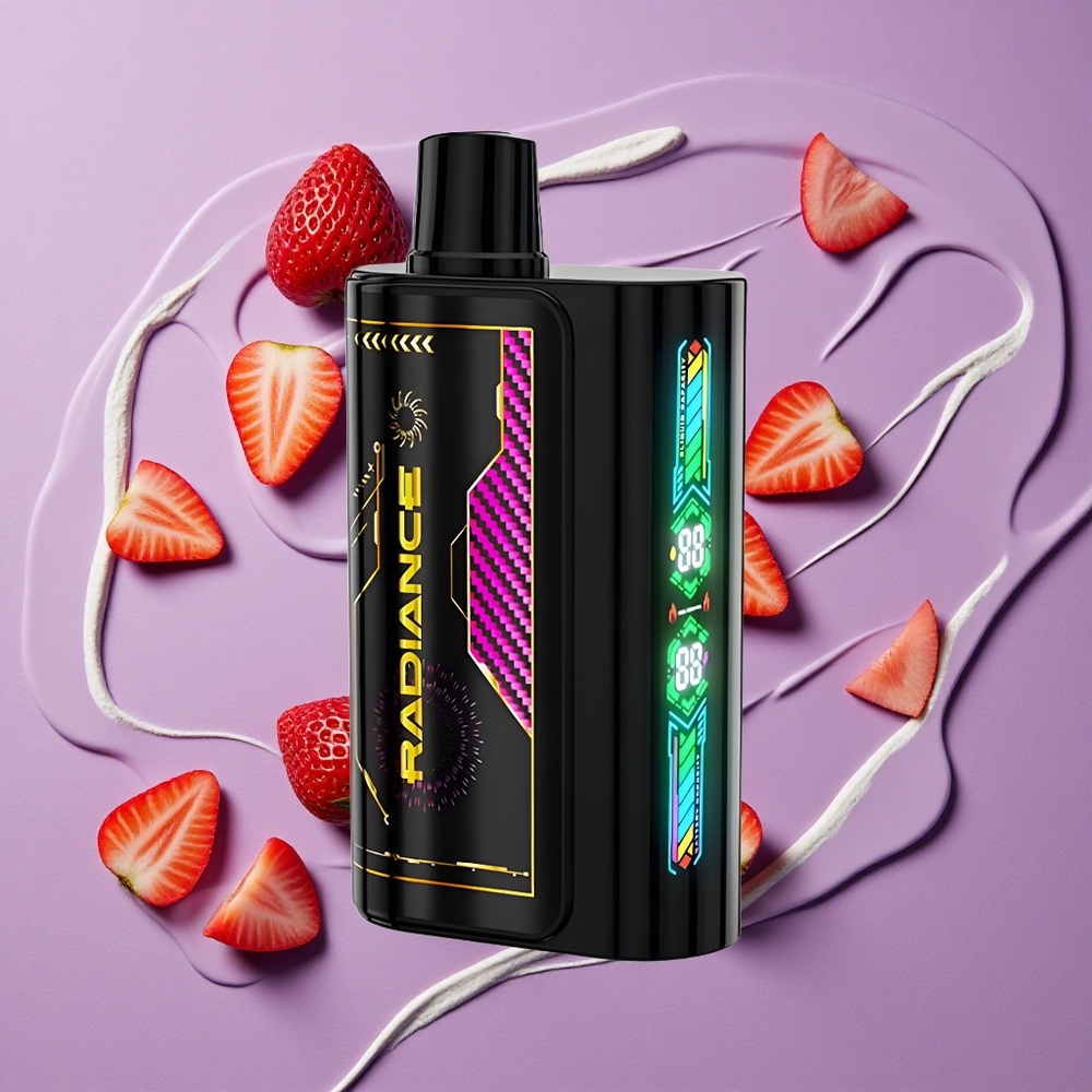 JNR Radiance 31000 Puffs Aardbei IJs Wegwerp Vape 28ml Dual Mesh Coil