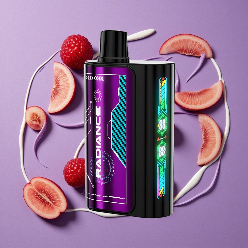 JNR Radiance 31000 Puffs Blauwe Bes Zure Framboos Dual Mesh Coil 28ml