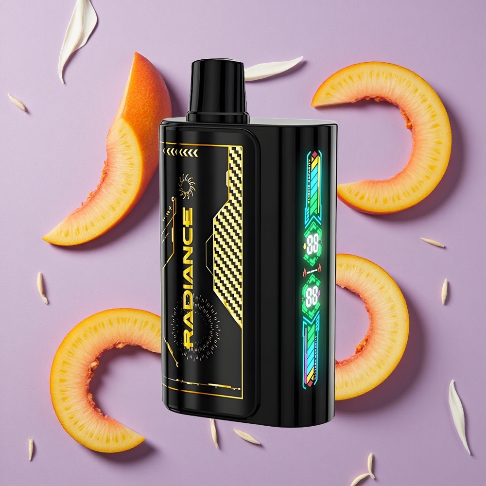 JNR Radiance 31000 Puffs Perzik Mango Ananas Dual Mesh Coil
