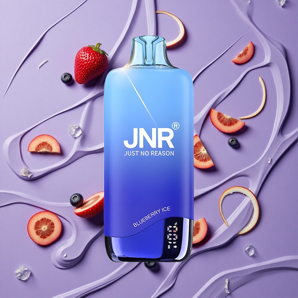 JNR Rainbow 10500 Puffs Blauwe Bes IJs 600mAh Batterij 18ml Tank
