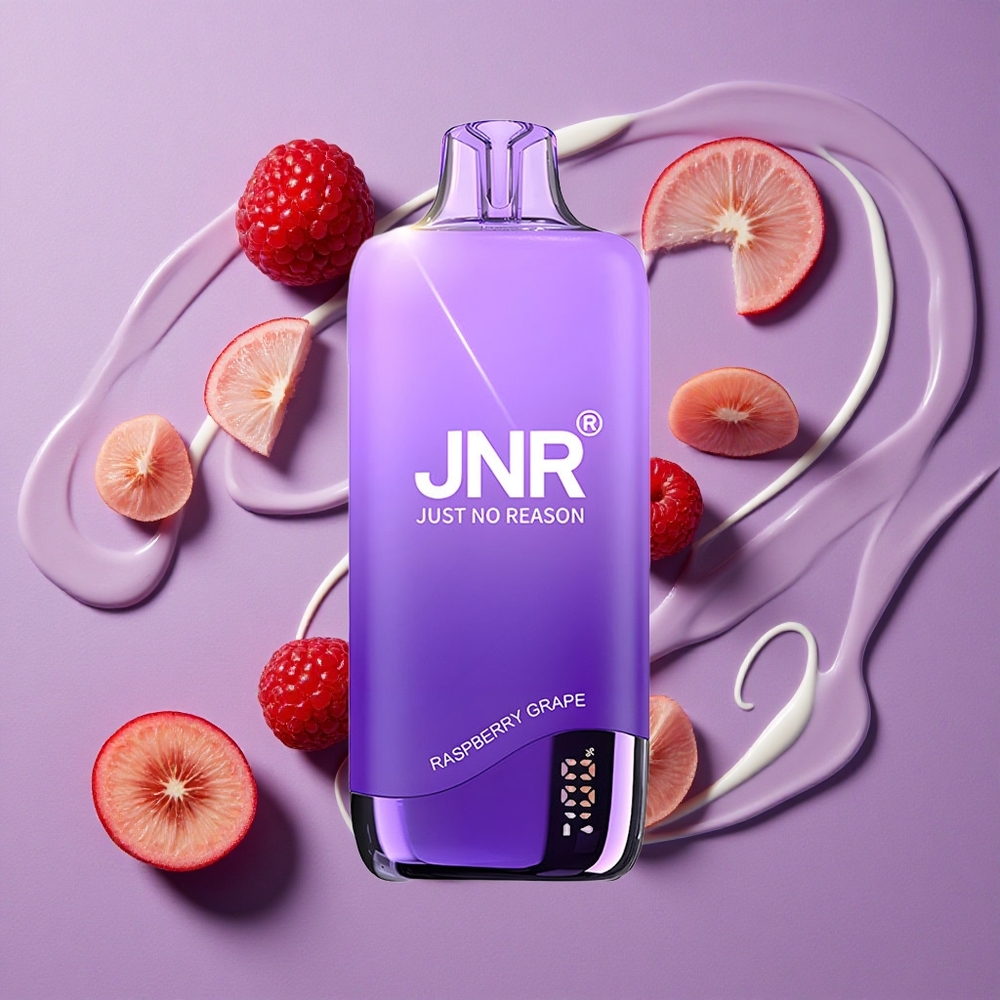 JNR Rainbow 10500 Puffs Framboos Druif Wegwerp Vape 18ml 600mAh