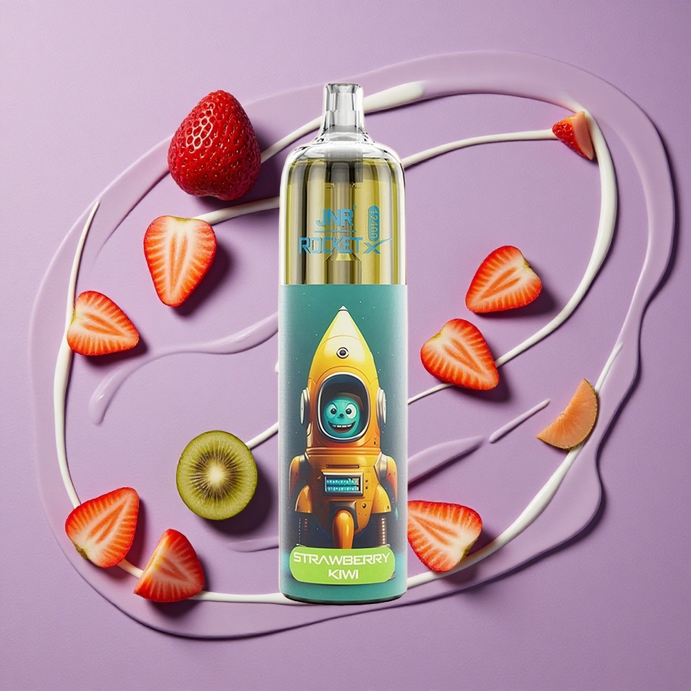 JNR Rocket-X 12400 Puffs Aardbei Kiwi Instelbare Luchtstroom 850mAh