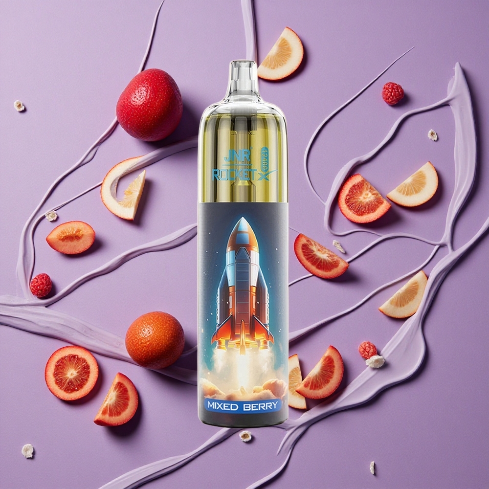 JNR Rocket-X 12400 Puffs Gemengde Bes Adjustable Airflow RGB verlichting