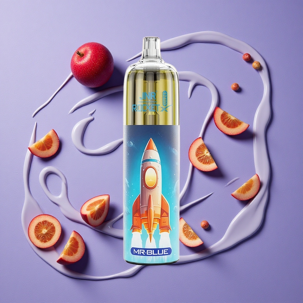 JNR Rocket-X 12400 Puffs Mr Blauw Met Aanpasbare Luchtstroom En 850mAh Batterij