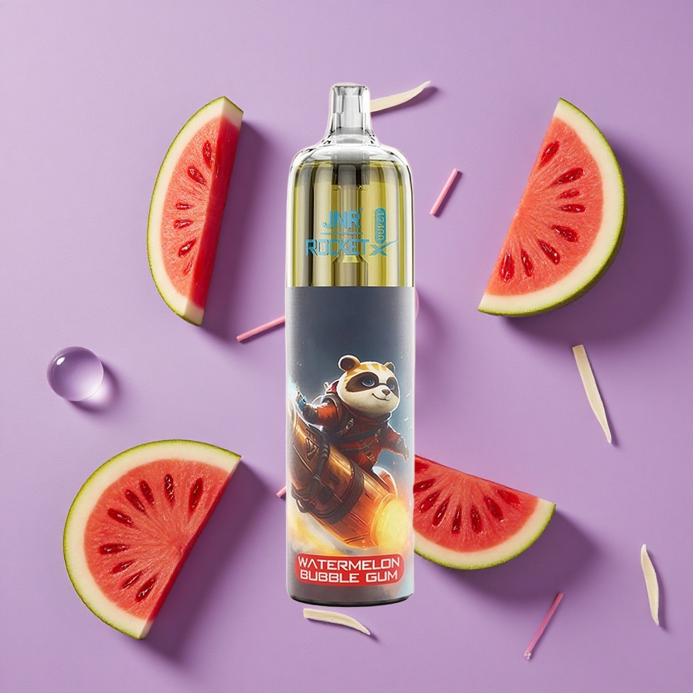 JNR Rocket-X 12400 Puffs Watermeloen Bubble Gum Aanpasbare Luchtstroom 850mAh