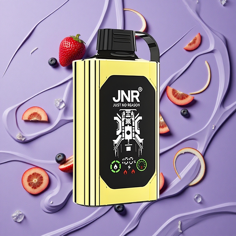 JNR Shisha Hookah Box 20500 Puffs 25ml Bosbes Ijs HD Scherm