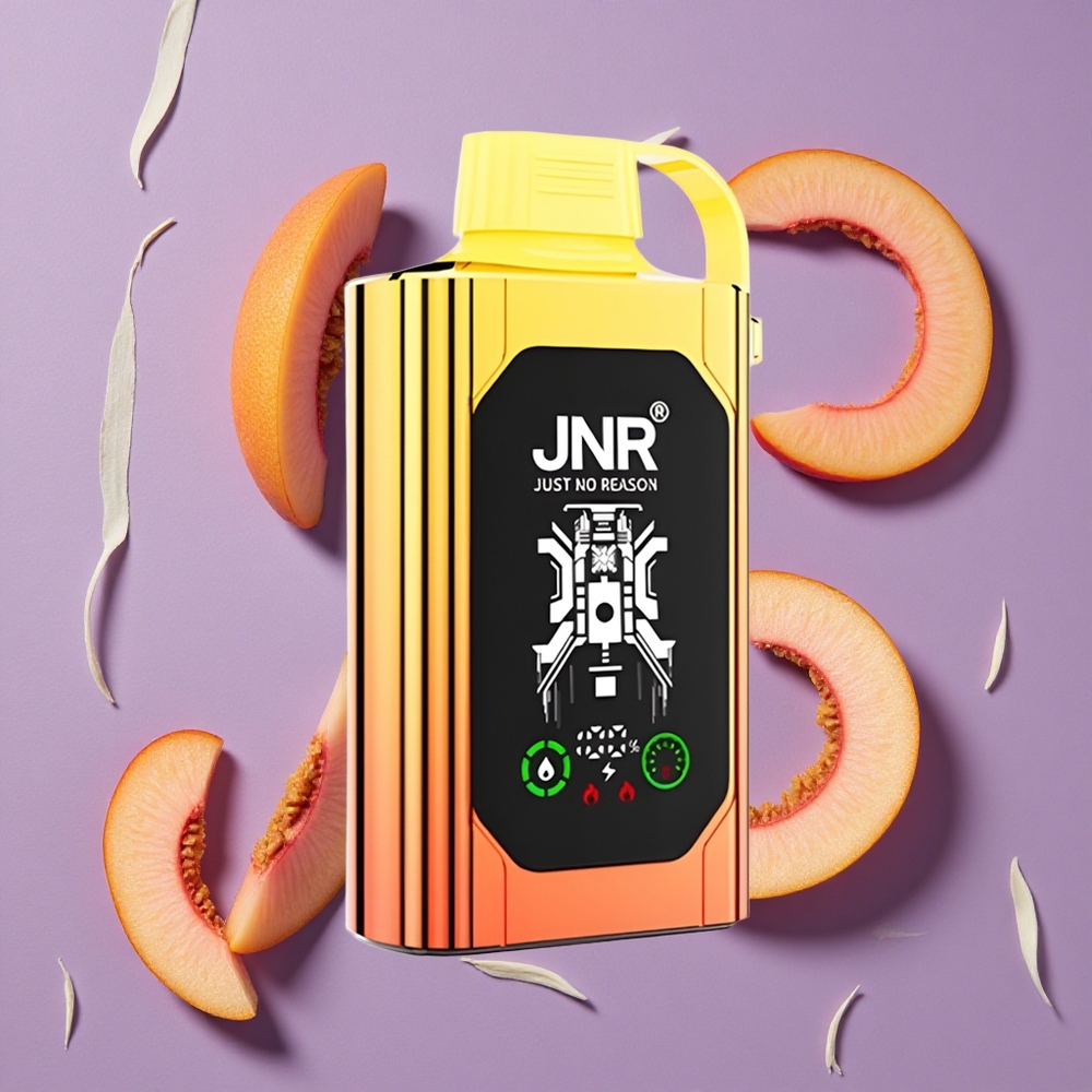 JNR Shisha Hookah Box 20500 Puffs 25ml Sappige Perziken HD Display