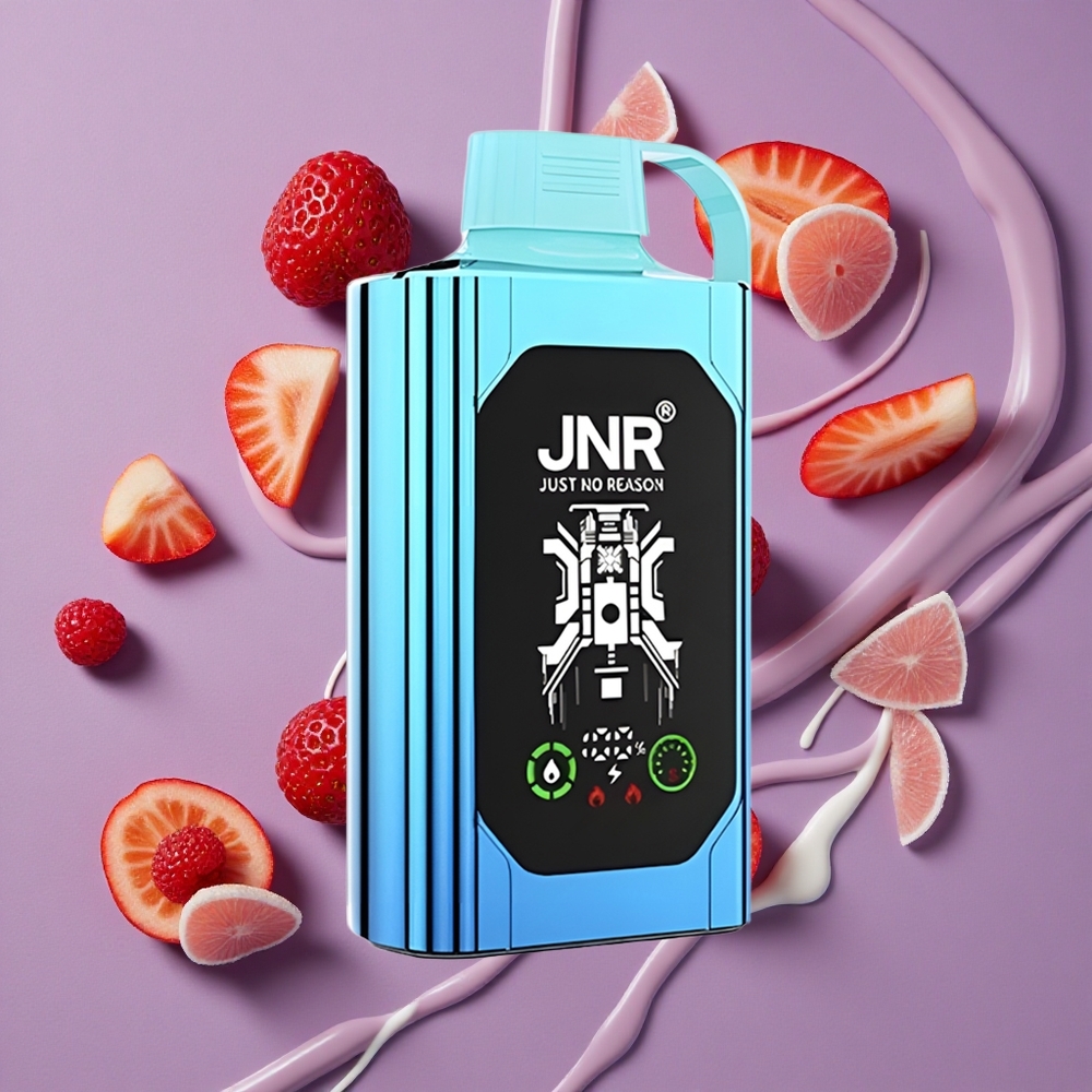 JNR Shisha Hookah Box 20500 Puffs Aardbei Framboos Snoep HD Display Type-C Snelladen