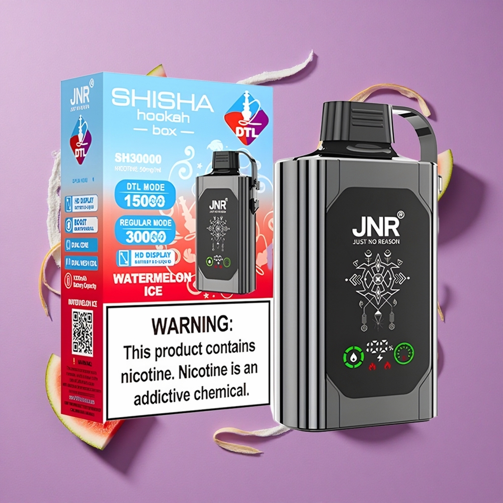 JNR Shisha Hookah Box 20500 Puffs Watermeloen IJs 1000mAh 25ml