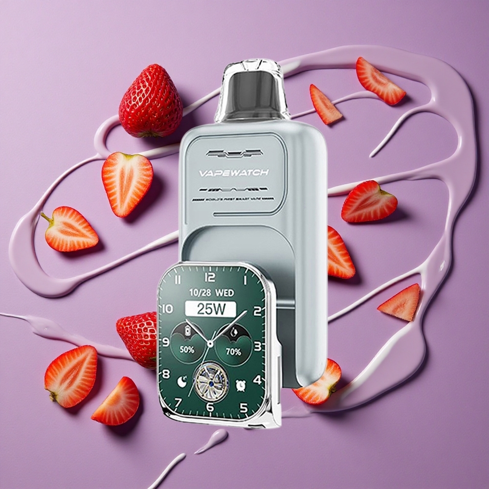 JNR Vape Watch 30000 Puffs 19mL Aardbei IJs