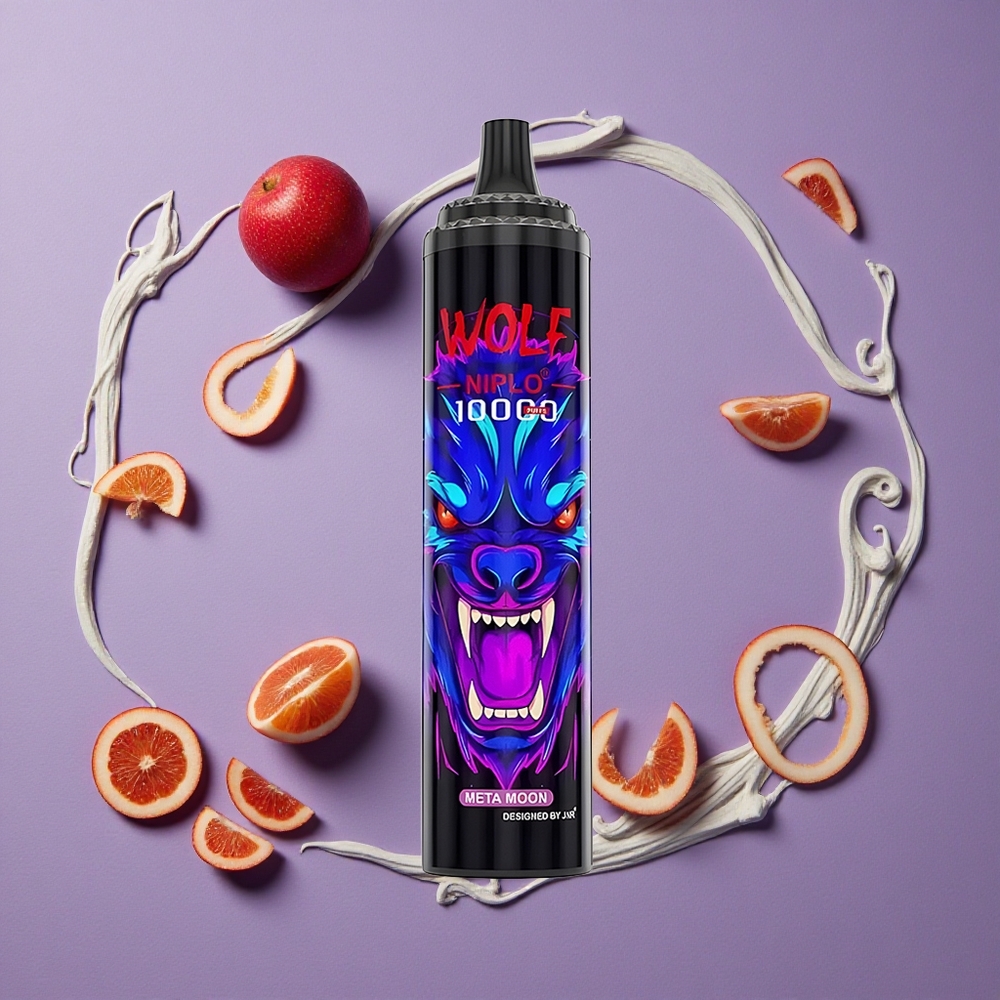 JNR Wolf Niplo 10000 Puffs Meta Maan 20ml 650mAh