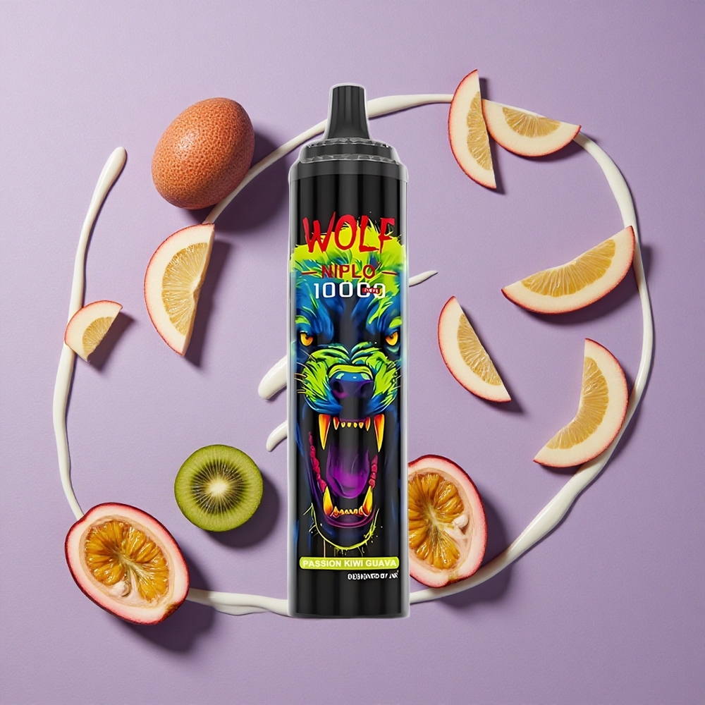 JNR Wolf Niplo 10000 Puffs Passie Kiwi Guava 20ml 650mAh