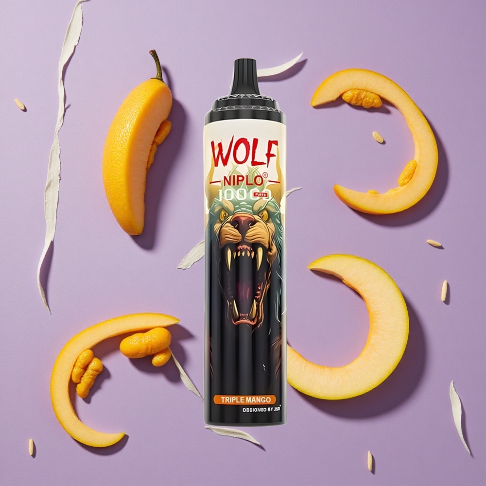 JNR Wolf Niplo 10000 Puffs Triple Mango 20ml 650mAh
