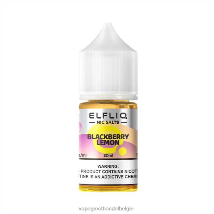 ELFBAR ELFLIQ Nic zout 30 ml Blackberry -citroen X066V8 Elektronische Sigaret Wegwerp