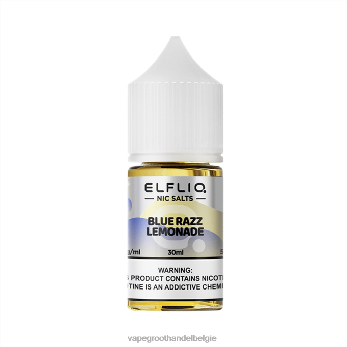 ELFBAR ELFLIQ Nic zout 30 ml Blue Razz -limonade X066V10 Elektronische Sigaret Zonder Nicotine