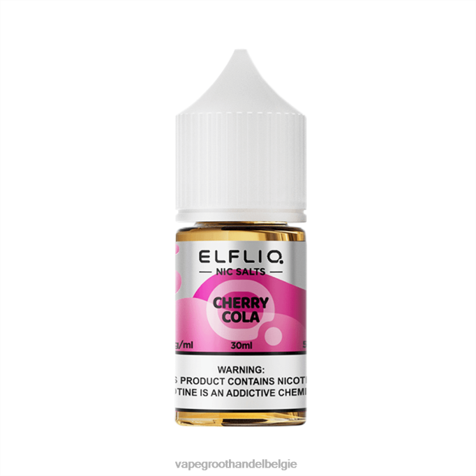 ELFBAR ELFLIQ Nic zout 30 ml Cherry Cola X066V14 Vape Groothandel België