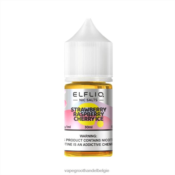ELFBAR ELFLIQ Nic zout 30 ml aardbei frambozen kersenijs X066V32 Vape Groothandel