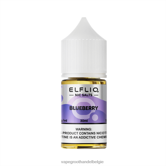 ELFBAR ELFLIQ Nic zout 30 ml bosbes X066V11 Dampen Belgie