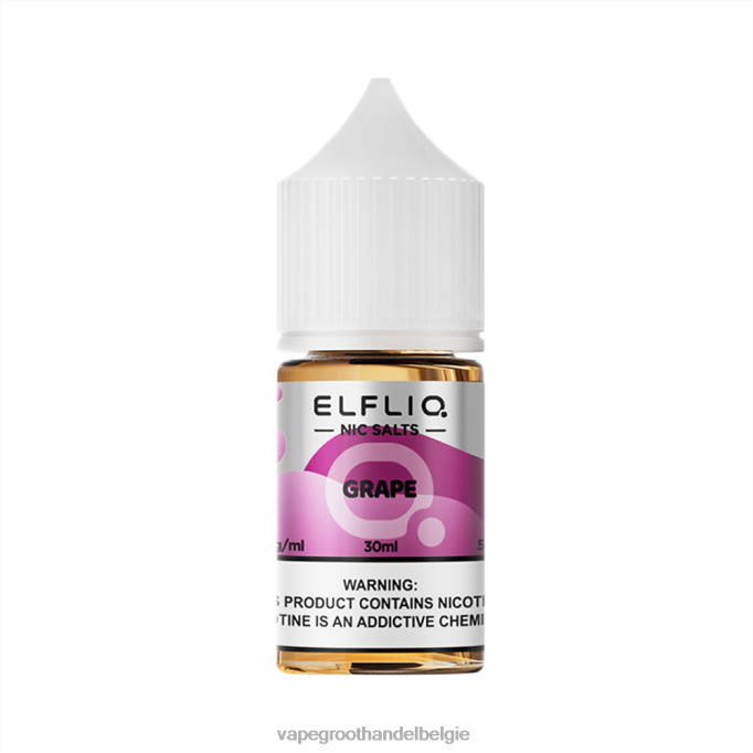 ELFBAR ELFLIQ Nic zout 30 ml druif X066V19 Elektronische Sigaret Winkel
