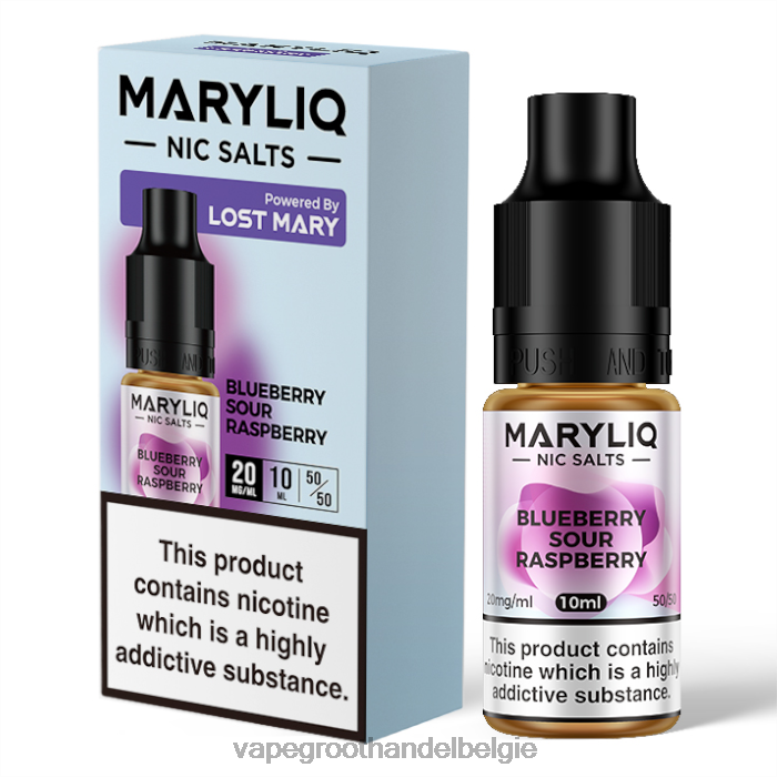 bosbes zure framboos - groothandel vape wegwerp 0284V441 LOST MARY MARYLIQ Nic-zouten - 10 ml - 20 mg