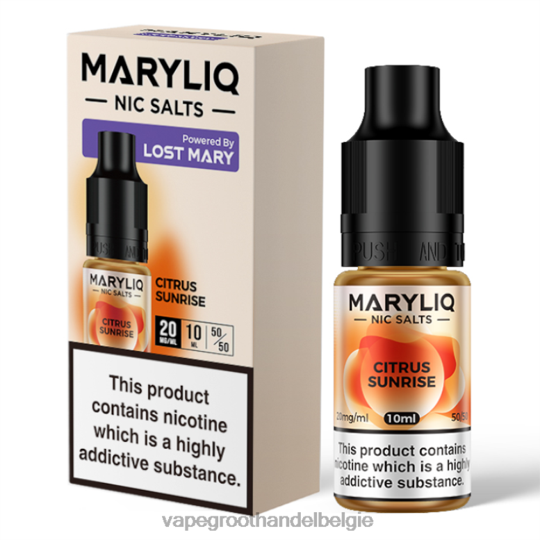 citrus zonsopgang - vape groothandel België 0284V445 LOST MARY MARYLIQ Nic-zouten - 10 ml - 20 mg
