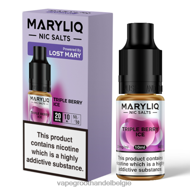 drievoudig bessenijs - elektronische sigaret winkel 0284V458 LOST MARY MARYLIQ Nic-zouten - 10 ml - 20 mg