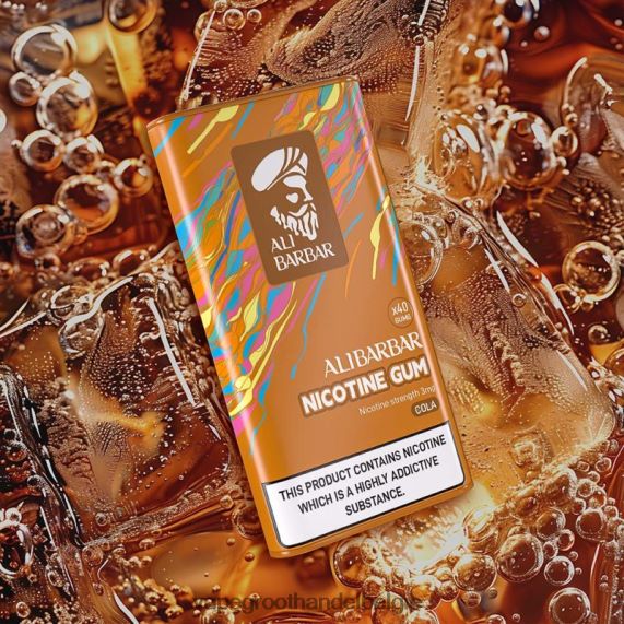 Dampen Belgie - Alibarbar nicotine kauwgom cola 4R2F4881